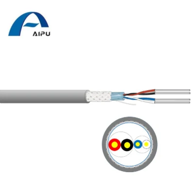 Aipu Device Net Cable for Interconnection Various Industrial Devices Integrated with Power Supply Pair and Data Pair Together Cable IDC Cable Supplier